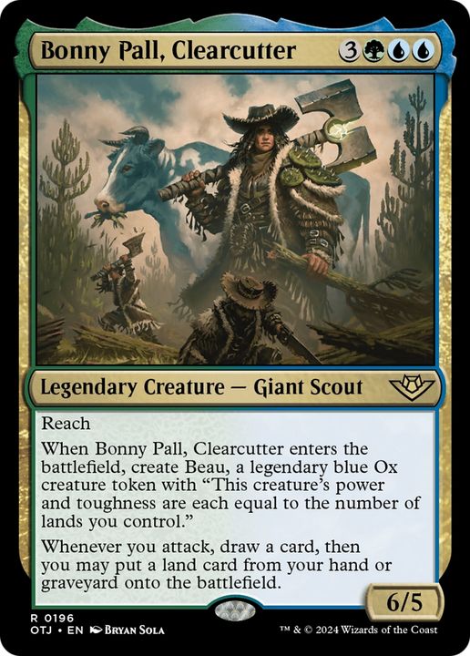 Bonny Pall, Clearcutter in the group Magic the Gathering / Sets / Outlaws of Thunder Junction at Proxyprinters.com (94828)