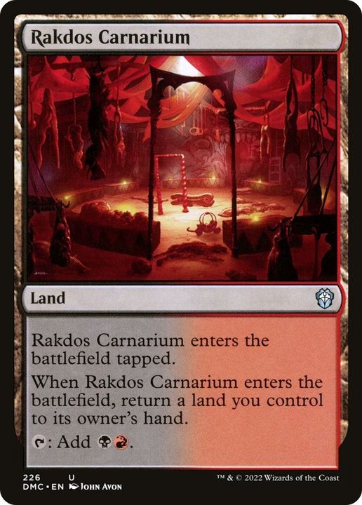 Rakdos Carnarium in the group Magic the Gathering / Types / Colors / Colorless at Proxyprinters.com (9483)