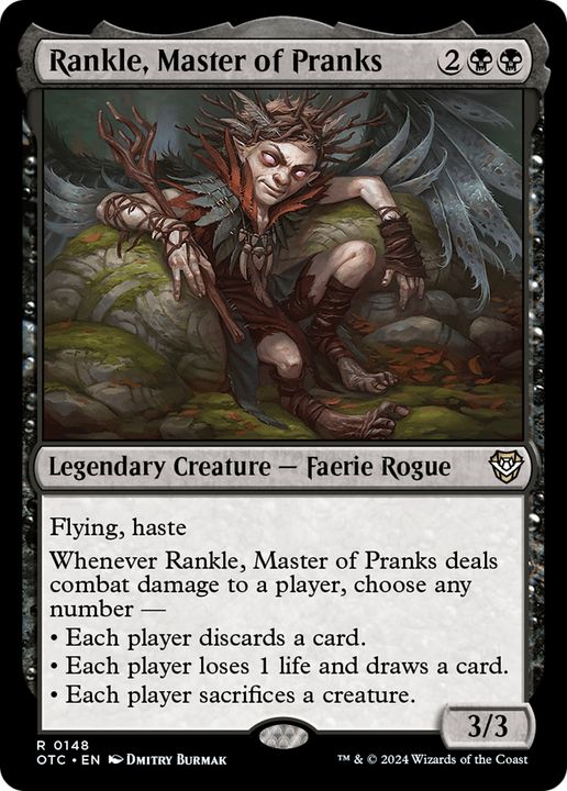 Rankle, Master of Pranks in the group Magic the Gathering / Types / Colors / Black at Proxyprinters.com (94842)