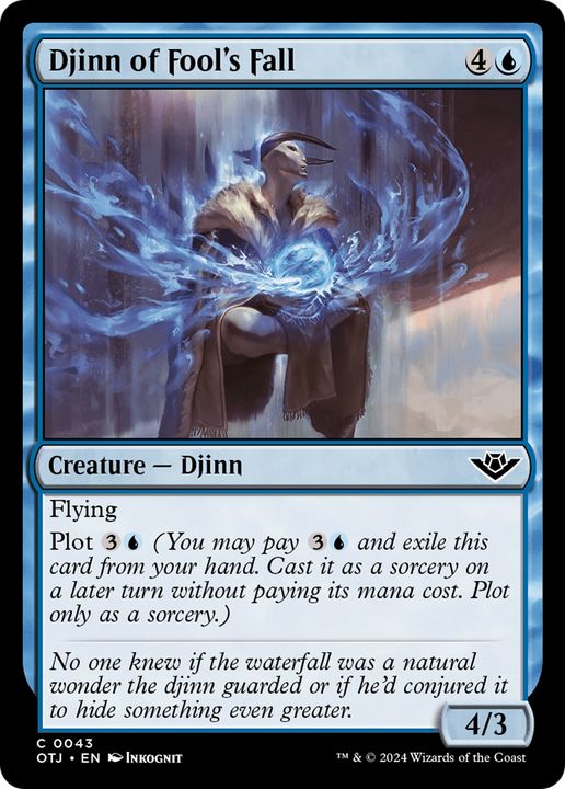 Djinn of Fool's Fall in the group Magic the Gathering / Types / Colors / Blue at Proxyprinters.com (94845)