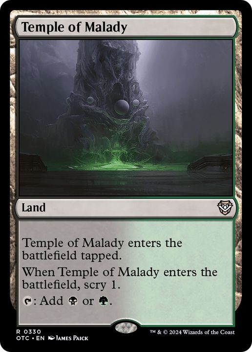 Temple of Malady in the group Magic the Gathering / Sets / Outlaws of Thunder Junction Commander at Proxyprinters.com (94850)