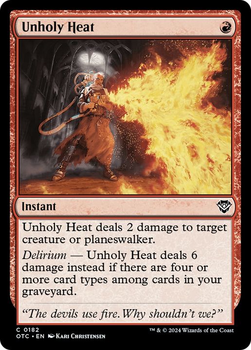 Unholy Heat in the group Magic the Gathering / Types / Colors / Red at Proxyprinters.com (94866)