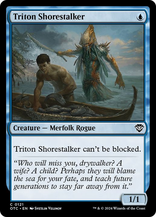 Triton Shorestalker in the group Magic the Gathering / Sets / Outlaws of Thunder Junction Commander at Proxyprinters.com (94875)