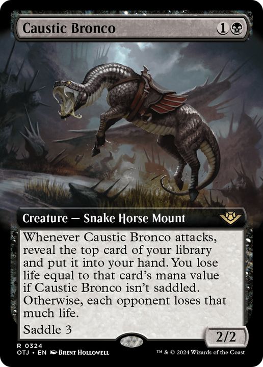 Caustic Bronco in the group Magic the Gathering / Sets / Outlaws of Thunder Junction at Proxyprinters.com (94876)