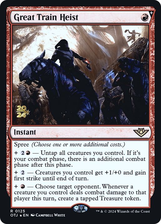 Great Train Heist in the group Magic the Gathering / Types / Colors / Red at Proxyprinters.com (94889)