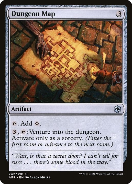 Dungeon Map in the group Magic the Gathering / Types / Artifacts / Artifact at Proxyprinters.com (949)