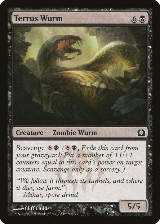 Terrus Wurm in the group Magic the Gathering / Sets / Revised Edition at Proxyprinters.com (9490)