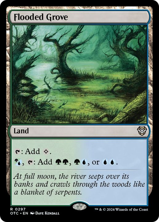 Flooded Grove in the group Magic the Gathering / Sets / Outlaws of Thunder Junction Commander at Proxyprinters.com (94916)