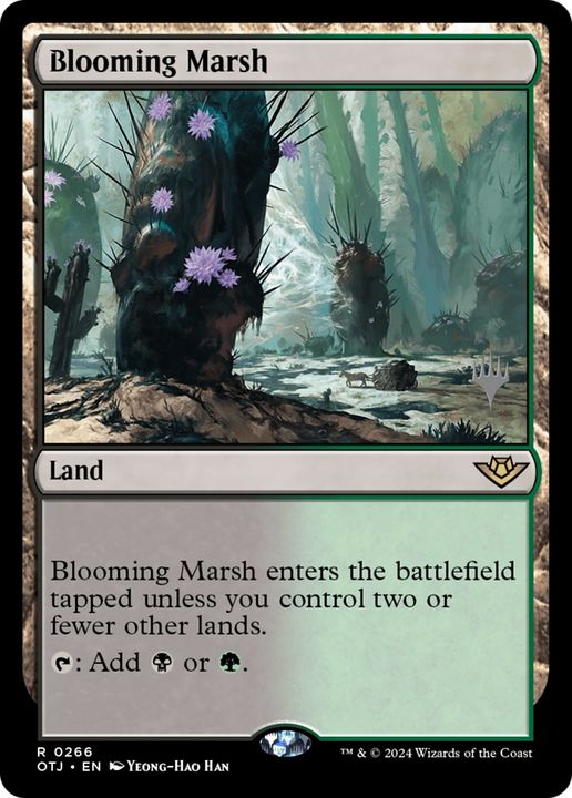 Blooming Marsh in the group Magic the Gathering / Sets / Outlaws of Thunder Junction Promos at Proxyprinters.com (94956)