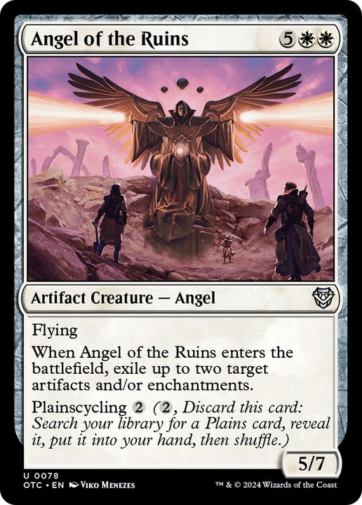 Angel of the Ruins in the group Magic the Gathering / Sets / Outlaws of Thunder Junction Commander at Proxyprinters.com (94978)