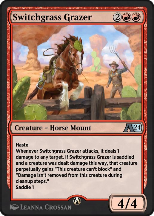 Switchgrass Grazer in the group Magic the Gathering / Types / Colors / Red at Proxyprinters.com (95018)