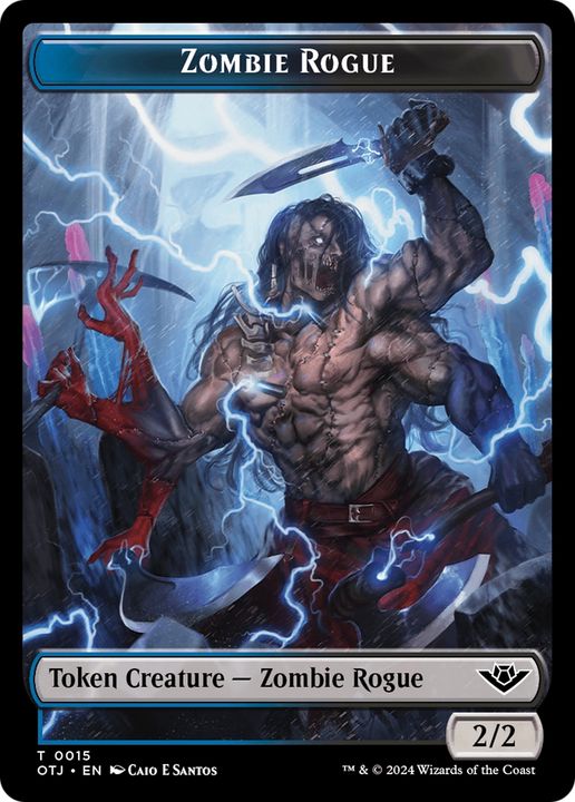 Zombie Rogue in the group Magic the Gathering / Sets / Outlaws of Thunder Junction Tokens at Proxyprinters.com (95020)