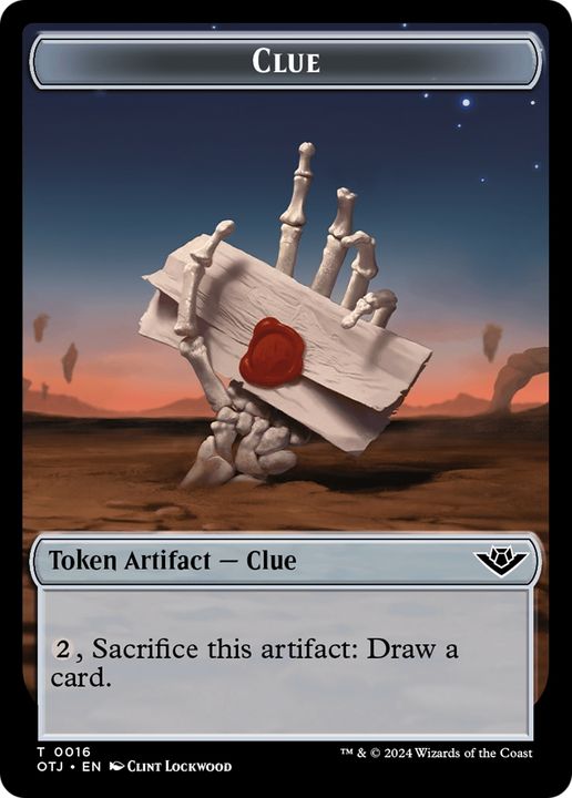 Clue in the group Magic the Gathering / Types / Colors / Colorless at Proxyprinters.com (95030)