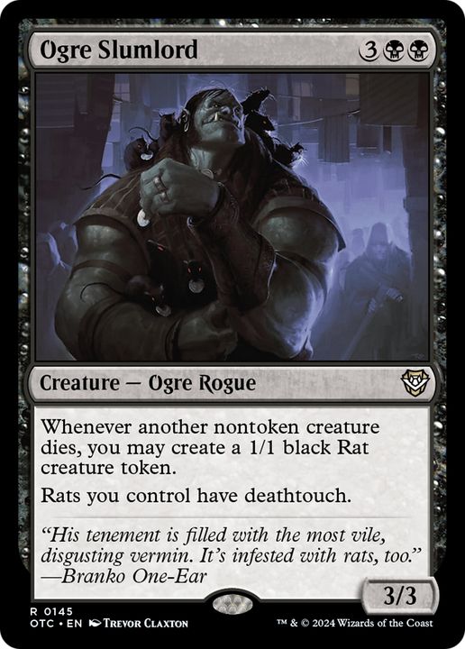 Ogre Slumlord in the group Magic the Gathering / Sets / Outlaws of Thunder Junction Commander at Proxyprinters.com (95031)