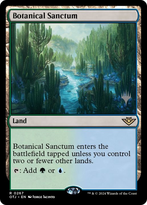 Botanical Sanctum in the group Magic the Gathering / Sets / Outlaws of Thunder Junction Promos at Proxyprinters.com (95035)