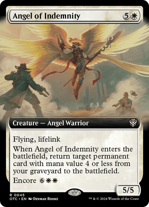 Angel of Indemnity in the group Magic the Gathering / Sets / Outlaws of Thunder Junction Commander at Proxyprinters.com (95067)