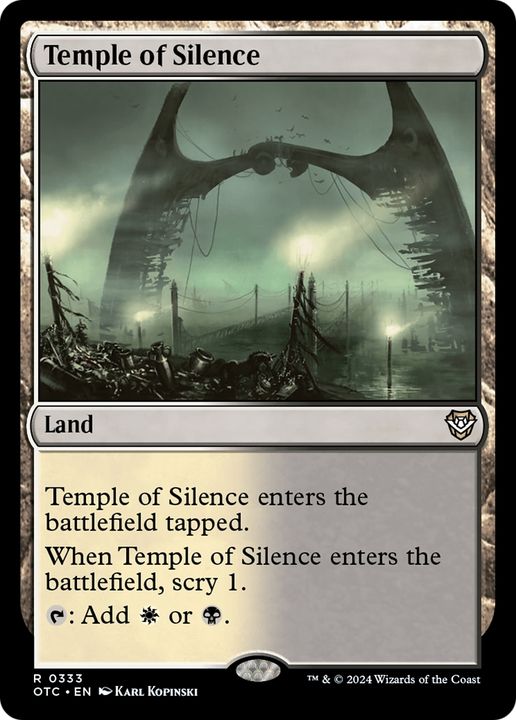 Temple of Silence in the group Magic the Gathering / Sets / Outlaws of Thunder Junction Commander at Proxyprinters.com (95073)