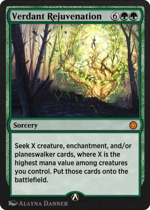 Verdant Rejuvenation in the group Magic the Gathering / Types / Colors / Green at Proxyprinters.com (9508)