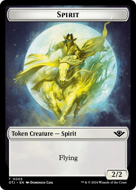 Spirit in the group Magic the Gathering / Sets / Outlaws of Thunder Junction Tokens at Proxyprinters.com (95097)