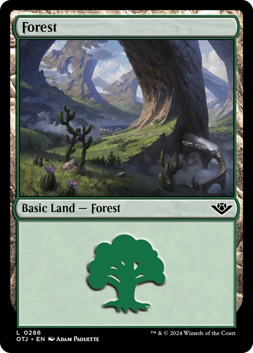 Forest in the group Magic the Gathering / Sets / Outlaws of Thunder Junction at Proxyprinters.com (95110)