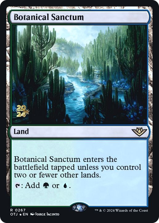 Botanical Sanctum in the group Magic the Gathering / Sets / Outlaws of Thunder Junction Promos at Proxyprinters.com (95118)