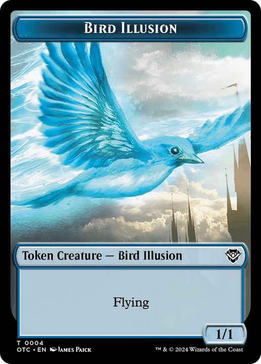 Bird Illusion in the group Magic the Gathering / Types / Colors / Blue at Proxyprinters.com (95143)