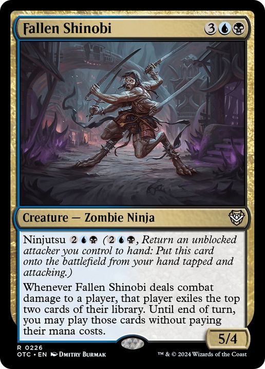 Fallen Shinobi in the group Magic the Gathering / Sets / Outlaws of Thunder Junction Commander at Proxyprinters.com (95148)