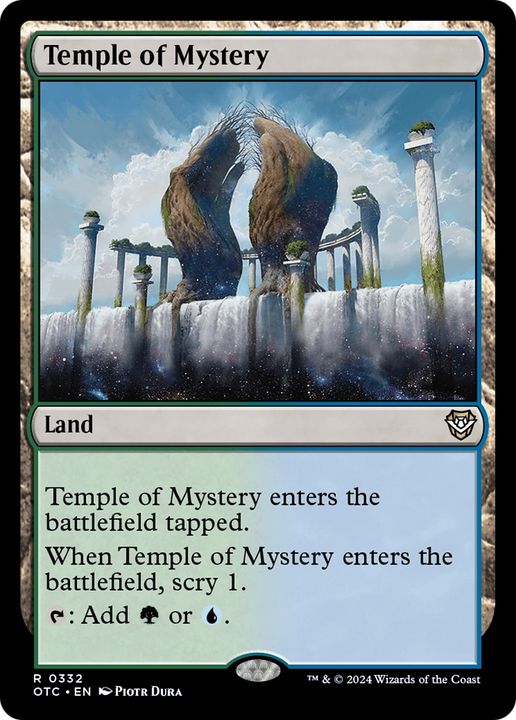 Temple of Mystery in the group Magic the Gathering / Sets / Outlaws of Thunder Junction Commander at Proxyprinters.com (95170)