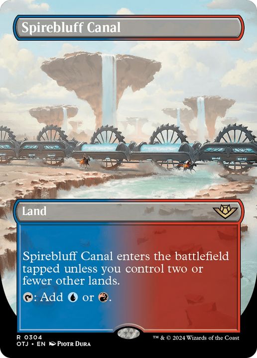 Spirebluff Canal in the group Magic the Gathering / Sets / Outlaws of Thunder Junction at Proxyprinters.com (95171)