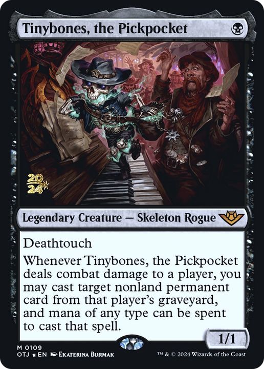 Tinybones, the Pickpocket in the group Magic the Gathering / Sets / Outlaws of Thunder Junction Promos at Proxyprinters.com (95208)