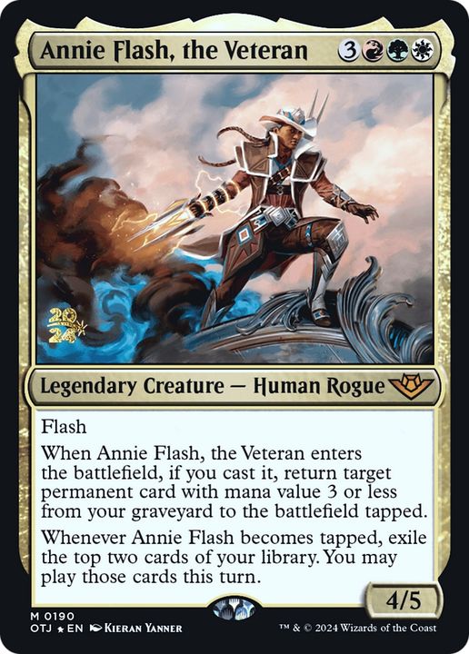 Annie Flash, the Veteran in the group Magic the Gathering / Types / Colors / Multicolors / G, R, W at Proxyprinters.com (95220)