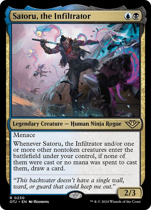 Satoru, the Infiltrator in the group Magic the Gathering / Sets / Outlaws of Thunder Junction at Proxyprinters.com (95223)