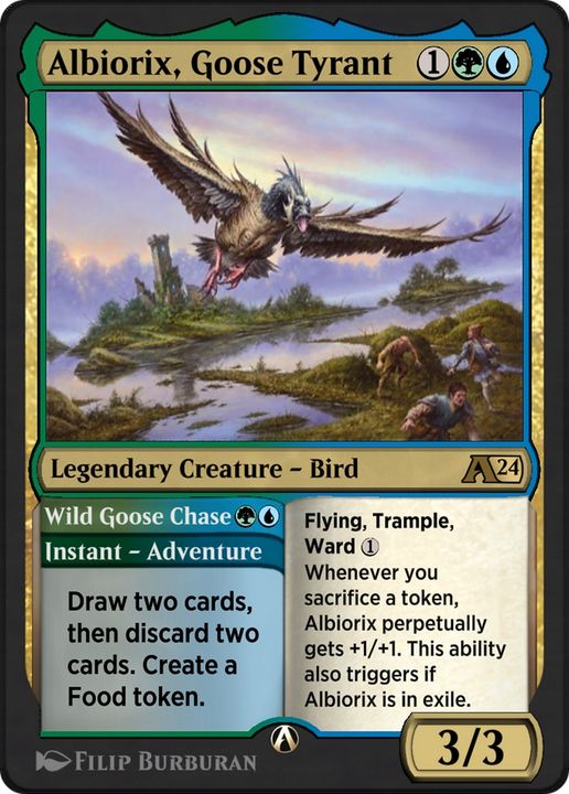 Albiorix, Goose Tyrant // Wild Goose Chase in the group  at Proxyprinters.com (95234)