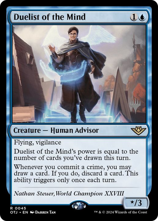 Duelist of the Mind in the group Magic the Gathering / Types / Colors / Blue at Proxyprinters.com (95253)