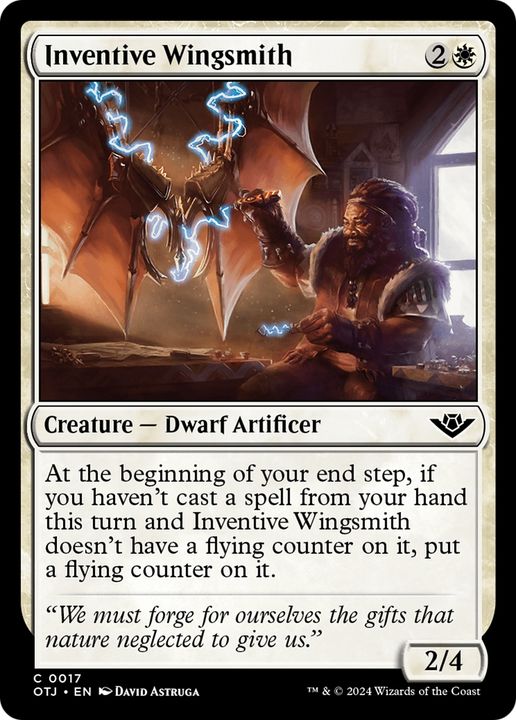 Inventive Wingsmith in the group Magic the Gathering / Sets / Outlaws of Thunder Junction at Proxyprinters.com (95263)