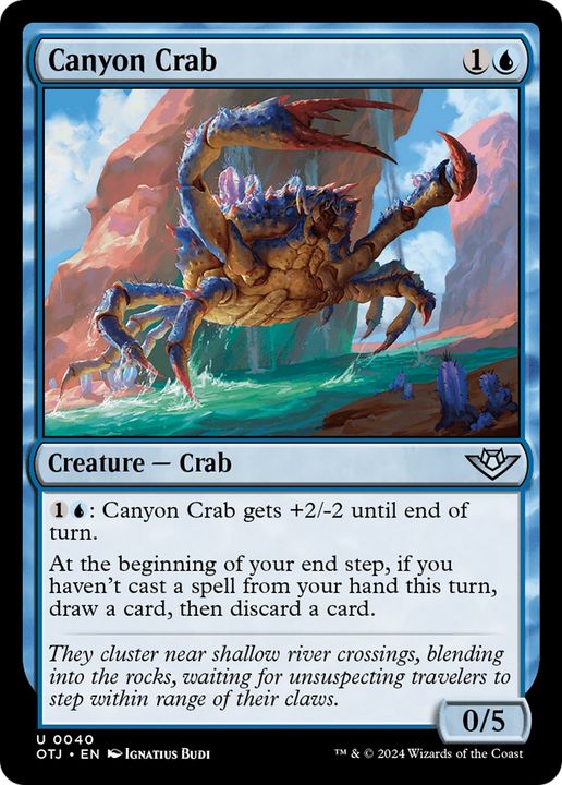 Canyon Crab in the group Magic the Gathering / Sets / Outlaws of Thunder Junction at Proxyprinters.com (95266)