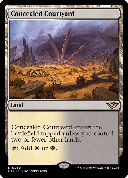 Concealed Courtyard in the group Magic the Gathering / Sets / Outlaws of Thunder Junction at Proxyprinters.com (95267)