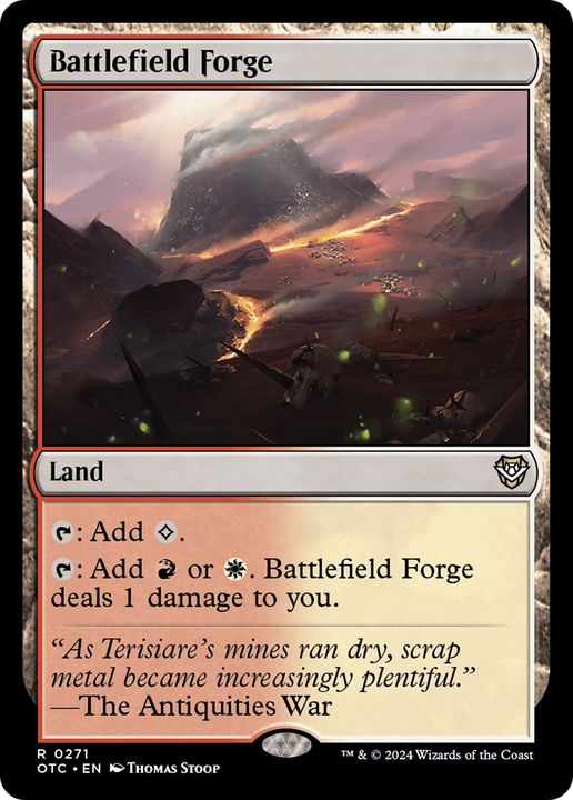 Battlefield Forge in the group Magic the Gathering / Sets / Outlaws of Thunder Junction Commander at Proxyprinters.com (95280)