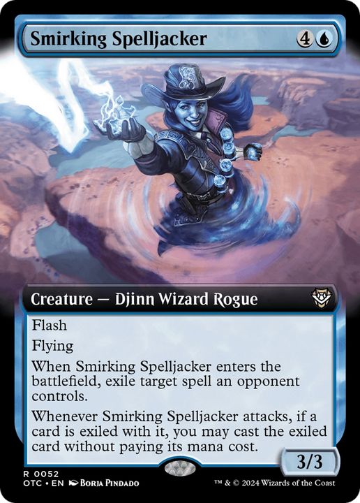 Smirking Spelljacker in the group Magic the Gathering / Sets / Outlaws of Thunder Junction Commander at Proxyprinters.com (95295)