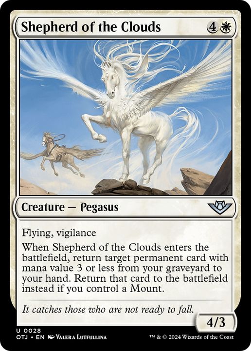 Shepherd of the Clouds in the group Magic the Gathering / Sets / Outlaws of Thunder Junction at Proxyprinters.com (95300)