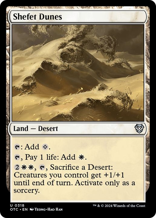 Shefet Dunes in the group Magic the Gathering / Sets / Outlaws of Thunder Junction Commander at Proxyprinters.com (95333)