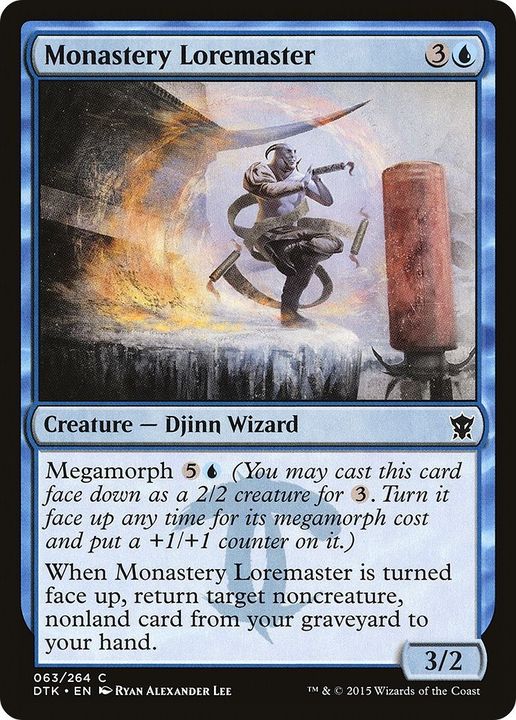 Monastery Loremaster in the group Magic the Gathering / Types / Creatures / Wizard at Proxyprinters.com (9534)