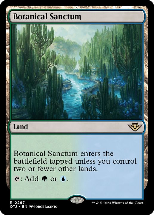 Botanical Sanctum in the group Magic the Gathering / Sets / Outlaws of Thunder Junction at Proxyprinters.com (95342)