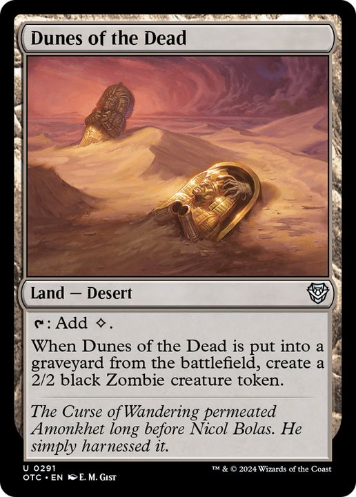 Dunes of the Dead in the group Magic the Gathering / Sets / Outlaws of Thunder Junction Commander at Proxyprinters.com (95351)