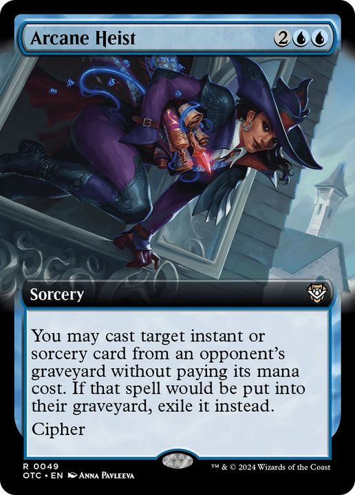 Arcane Heist in the group Magic the Gathering / Types / Colors / Blue at Proxyprinters.com (95363)