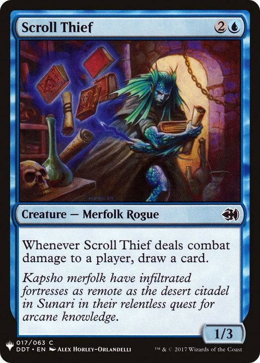 Scroll Thief in the group Magic the Gathering / Types / Colors / Blue at Proxyprinters.com (9539)