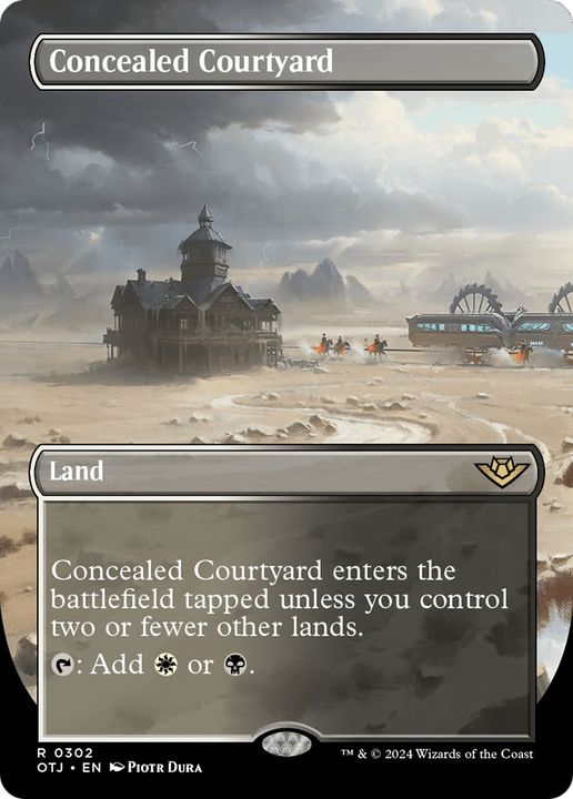 Concealed Courtyard in the group Magic the Gathering / Sets / Outlaws of Thunder Junction at Proxyprinters.com (95395)