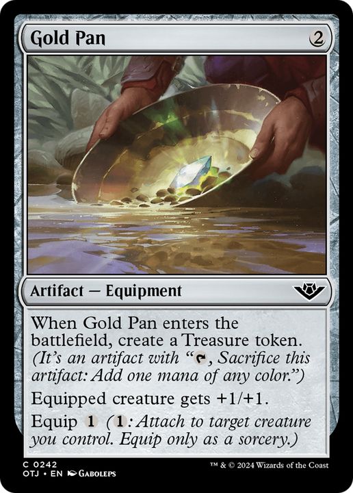 Gold Pan in the group Magic the Gathering / Sets / Outlaws of Thunder Junction at Proxyprinters.com (95407)