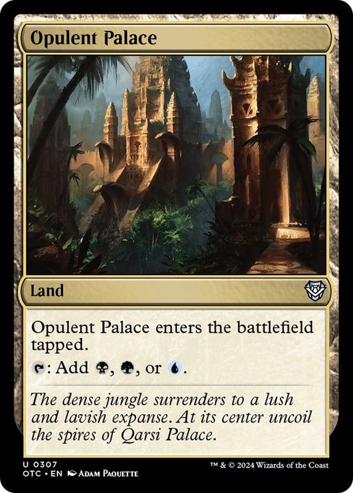 Opulent Palace in the group Magic the Gathering / Sets / Outlaws of Thunder Junction Commander at Proxyprinters.com (95409)