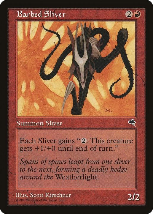 Barbed Sliver in the group Magic the Gathering / Sets / Tempest at Proxyprinters.com (9541)